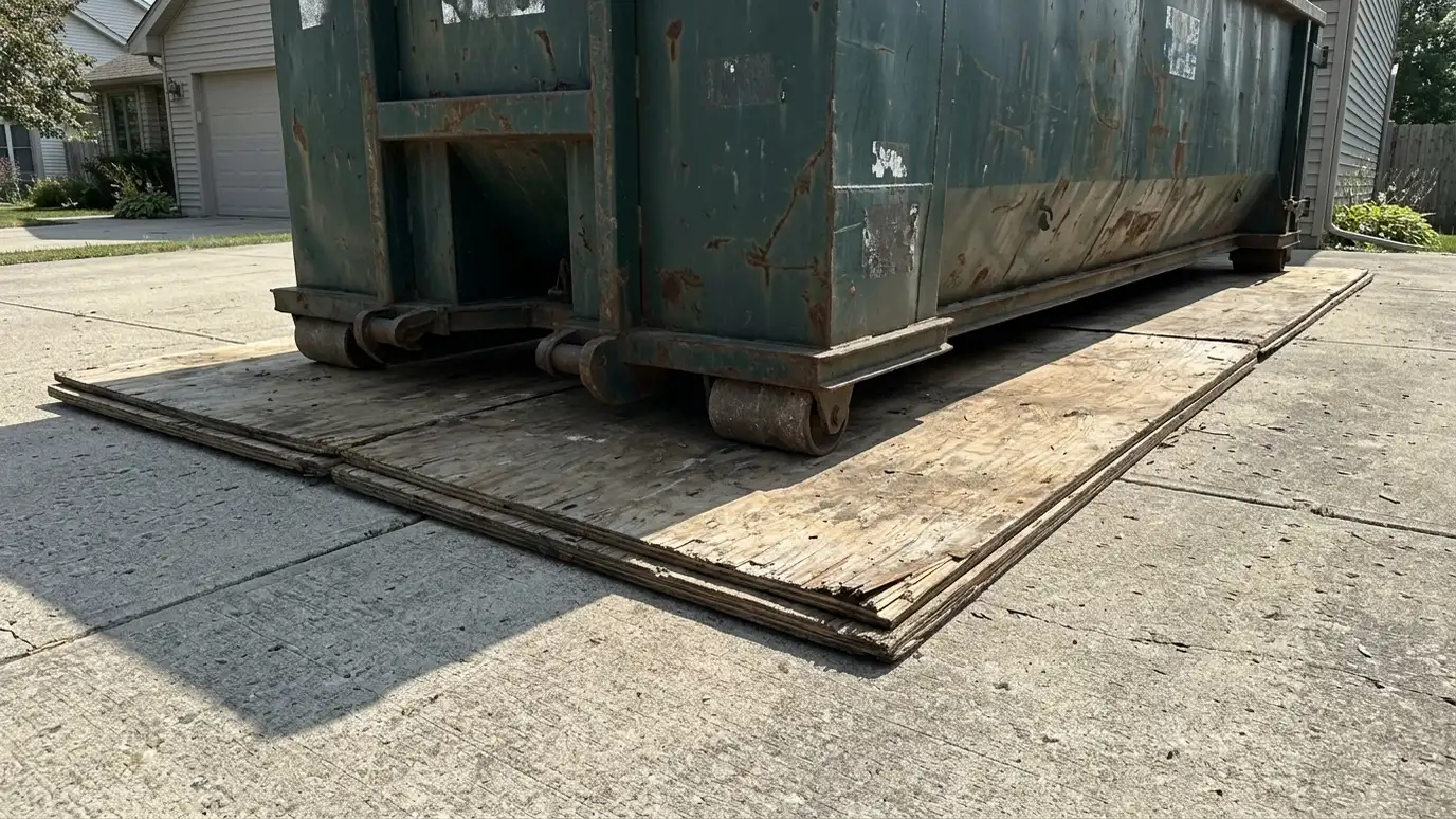 Protecting Your Driveway from a Dumpster, Explained explained for Nashville and Middle Tennessee