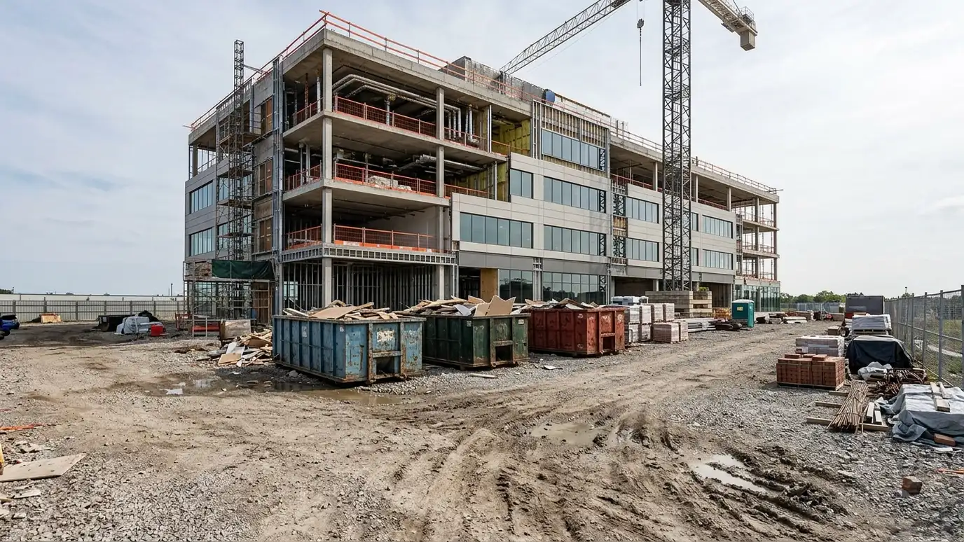 Commercial Construction Dumpsters in Nashville and Middle Tennessee