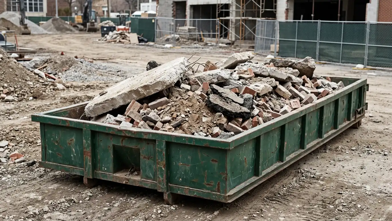 Concrete, Asphalt and Brick Dumpsters in Nashville and Middle Tennessee