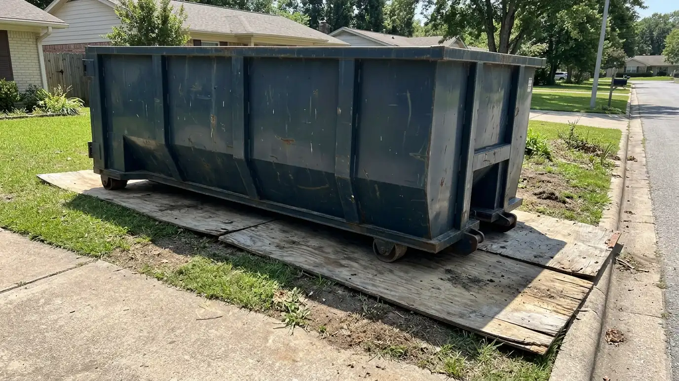 Dumpster Pad and Ground Protection in Nashville and Middle Tennessee