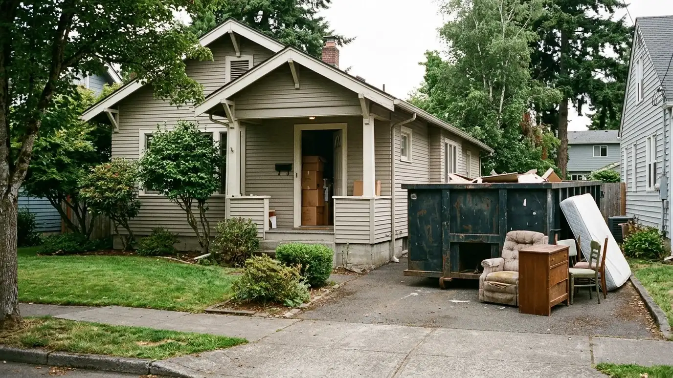 Estate Cleanout Dumpsters in Nashville and Middle Tennessee