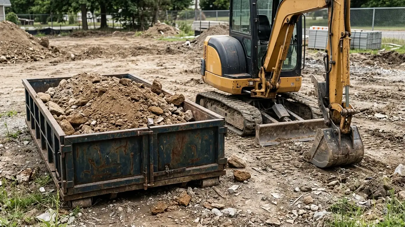 Excavation and Clean Fill Dumpsters in Nashville and Middle Tennessee
