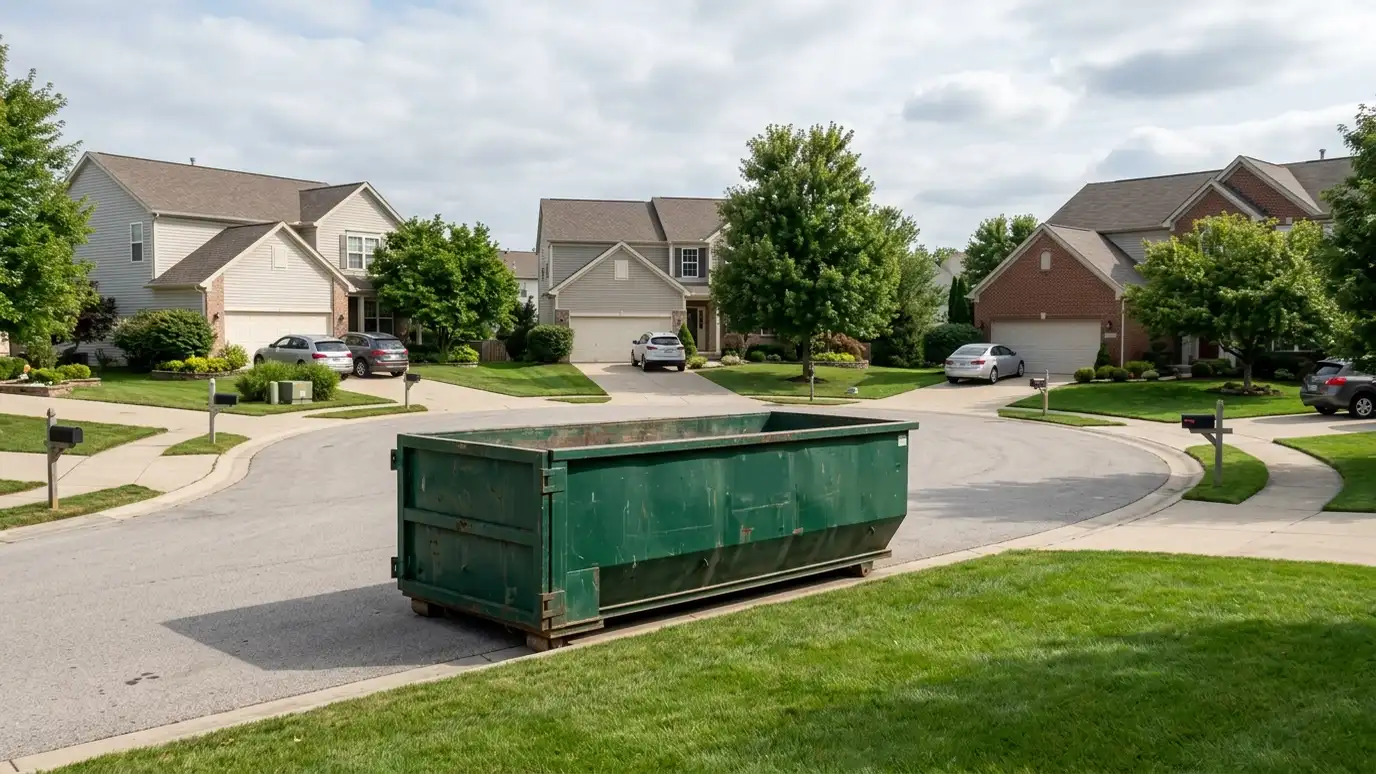 HOA and Neighborhood Cleanup Dumpsters in Nashville and Middle Tennessee