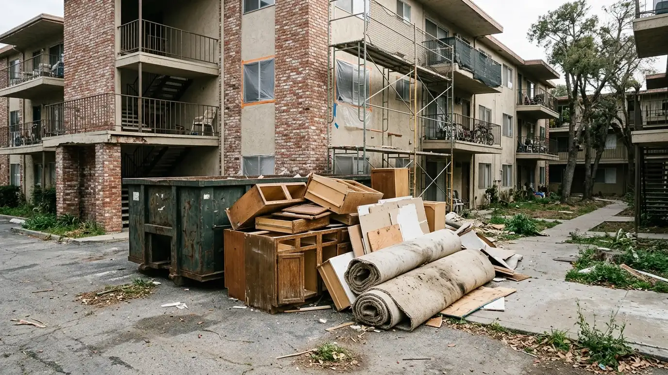 Multifamily and Apartment Renovation Dumpsters in Nashville and Middle Tennessee