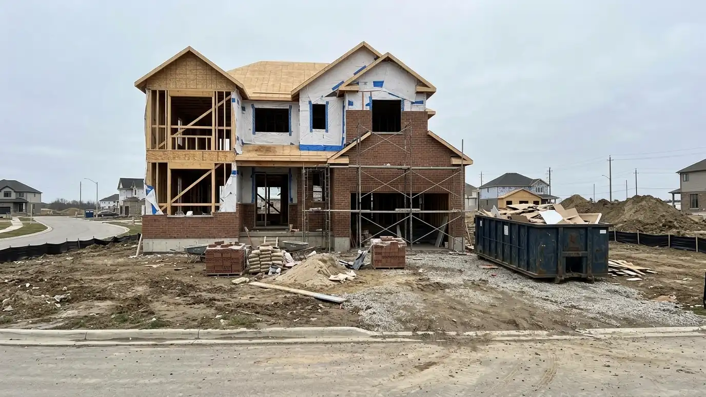 New Home Construction Dumpsters in Nashville and Middle Tennessee