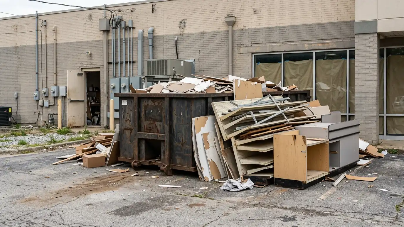 Retail and Restaurant Remodel Dumpsters in Nashville and Middle Tennessee