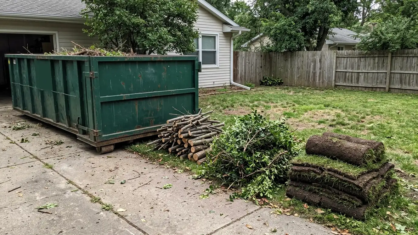 Yard Waste and Landscaping Dumpsters in Nashville and Middle Tennessee